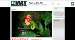 Desktop Screenshot of may-eye-care.com