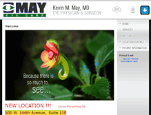 Tablet Screenshot of may-eye-care.com